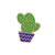 Cute Cartoon Plant Alloy Metal Unisex Brooches Collar Pin