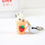 Cute Cartoon Plastic Unisex Bag Pendant Keychain