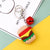 Cute Cartoon Plastic Unisex Bag Pendant Keychain