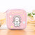 Cute Cartoon Round Zipper Coin Purse