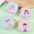 Cute Cartoon Square Zipper Coin Purse