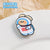 Cute Cartoon Style Animal Drink Shaped Arylic Painted Brooches