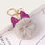 Cute Cat Alloy Plush Sequins Bag Pendant Keychain