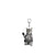 Cute Cat Arylic Unisex Keychain