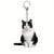 Cute Cat Arylic Unisex Keychain