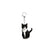 Cute Cat Arylic Unisex Keychain