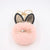 Cute Cat Imitation Wool Alloy Women's Keychain