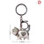 Cute Cat Metal Unisex Bag Pendant Keychain