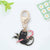 Cute Cat Metal Women's Bag Pendant Keychain