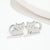 Cute Cat Stainless Steel Plating Ear Studs 1 Pair