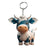 Cute Cattle Wood Unisex Keychain