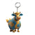 Cute Cattle Wood Unisex Keychain