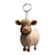 Cute Cattle Wood Unisex Keychain