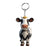 Cute Cattle Wood Unisex Keychain