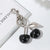 Cute Cherry Alloy Resin Plating Bag Pendant Keychain