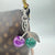 Cute Cherry Alloy Resin Plating Bag Pendant Keychain