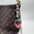 Cute Cherry Alloy Resin Plating Bag Pendant Keychain