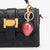 Cute Cherry Alloy Resin Plating Bag Pendant Keychain