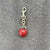 Cute Cherry Alloy Resin Plating Bag Pendant Keychain