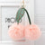 Cute Cherry Plush Women's Bag Pendant Keychain