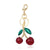 Cute Cherry Resin Women's Bag Pendant Keychain