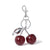 Cute Cherry Resin Women's Bag Pendant Keychain