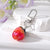 Cute Cherry Strawberry Tomato Resin Bag Pendant Keychain