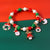 Cute Christmas Streetwear Christmas Hat Christmas Tree Alloy Bracelets