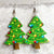 Cute Christmas Tree Gingerbread Arylic Women's Earrings 1 Pair