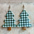 Cute Christmas Tree Gingerbread Arylic Women's Earrings 1 Pair