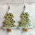 Cute Christmas Tree Gingerbread Arylic Women's Earrings 1 Pair