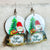 Cute Christmas Tree Gingerbread Arylic Women's Earrings 1 Pair