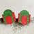 Cute Christmas Tree Gingerbread Snowman Wood Women's Ear Studs 1 Pair