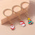 Cute Christmas Tree Santa Claus Alloy Christmas Bag Pendant Keychain