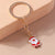 Cute Christmas Tree Santa Claus Alloy Christmas Bag Pendant Keychain