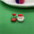 Cute Christmas Tree Santa Claus Elk Plastic Resin Women's Ear Studs 1 Pair