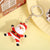 Cute Christmas Tree Santa Claus Elk Pvc Metal Christmas Women's Bag Pendant Keychain