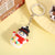 Cute Christmas Tree Santa Claus Elk Pvc Metal Christmas Women's Bag Pendant Keychain