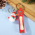 Cute Christmas Tree Santa Claus Elk Pvc Metal Christmas Women's Bag Pendant Keychain