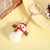 Cute Christmas Tree Santa Claus Elk Pvc Metal Christmas Women's Bag Pendant Keychain