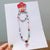 Cute Christmas Tree Santa Claus Elk Resin Beaded Christmas Kid's Jewelry Set