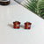 Cute Christmas Tree Santa Claus Gift Box Arylic Women's Ear Studs 1 Pair