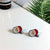 Cute Christmas Tree Santa Claus Gift Box Arylic Women's Ear Studs 1 Pair