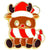 Cute Christmas Tree Santa Claus Stoving Varnish Plating