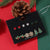 Cute Christmas Tree Snowflake Alloy Plating Inlay Rhinestones Ear Studs 1 Set