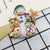 Cute Christmas Tree Snowman Elk Imitation Pearl Alloy Rhinestone Unisex Brooches