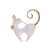 Cute Classic Style Guitar Teeth Cat Alloy Enamel Inlay Rhinestones Unisex Corsage Brooches Collar Pin