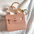 Cute Color Block Pu Leather Keychain