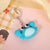 Cute Crab Lobster Pvc Metal Women's Bag Pendant Keychain