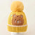 Cute Dinosaur Baby Autumn And Winter Hat Wool Hat Warm Children's Hat Boys And Girls Knitted Hat Baby Hat